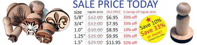 Special sale prices on sizes 1.5 inch or smaller